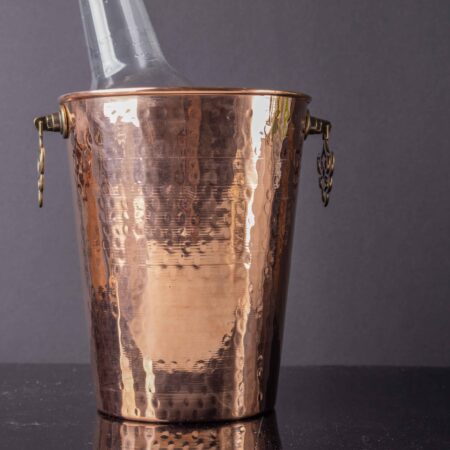 handcrafted hammered copper cooler